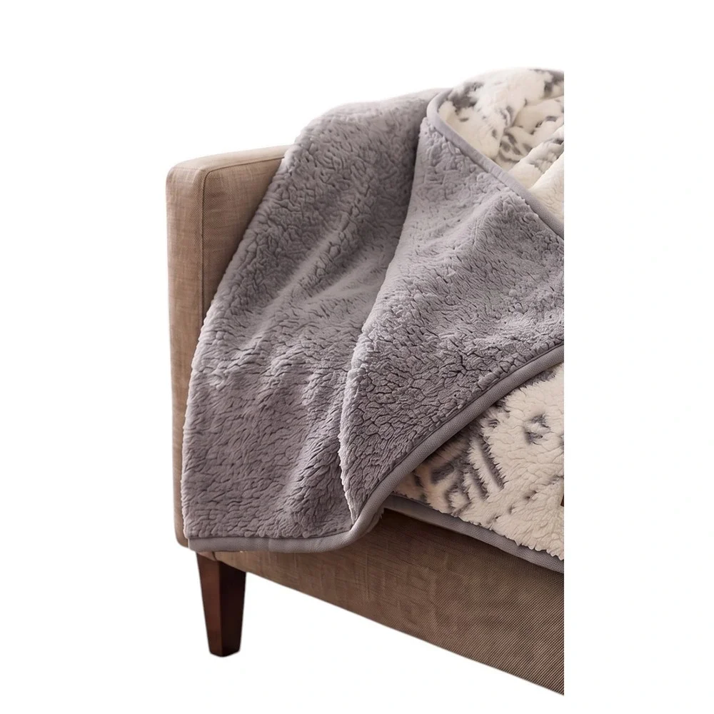 Pendleton Icon Sherpa Fleece Throw Blanket 50x70